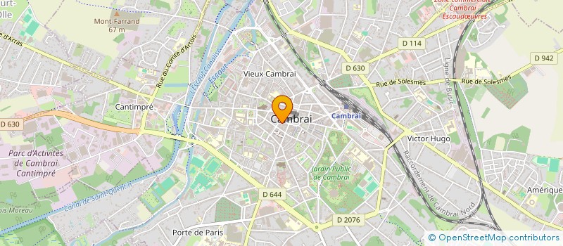 localisation de l'entreprise DSB à CAMBRAI