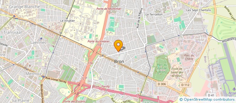 localisation de l'entreprise DSB à BRON
