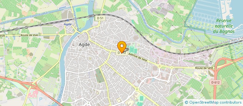 localisation de l'entreprise DSB  AGDE