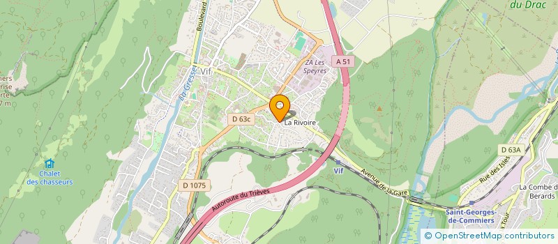 localisation de l'entreprise DSB CHARPENTE à VIF