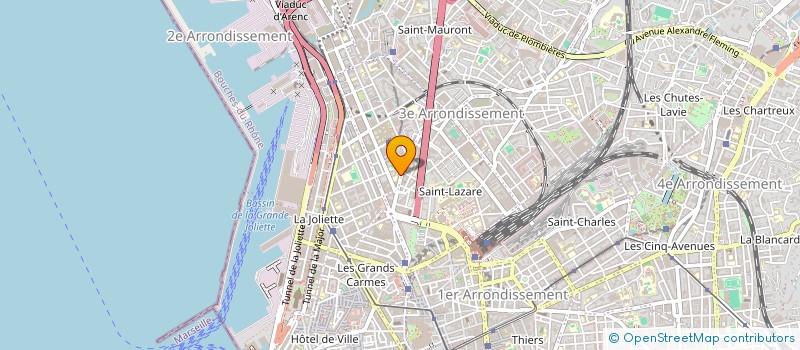 localisation de l'entreprise DSB FOOD à MARSEILLE
