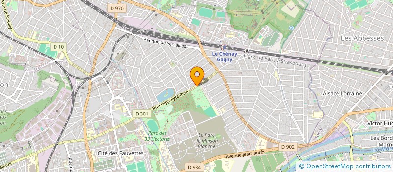 localisation de l'entreprise DSB MULTISERVICES à GAGNY