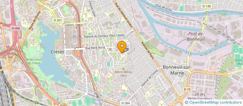 localisation de l'entreprise DSB NETTOYAGE  CRETEIL