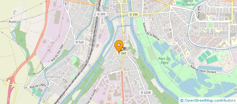 localisation de l'entreprise DSB-TRANS à MEAUX