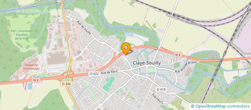 localisation de l'entreprise DSBC  CLAYE-SOUILLY