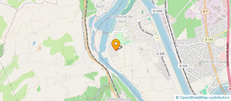 localisation de l'entreprise DSBC SERRURIER  LA ROCHE-DE-GLUN