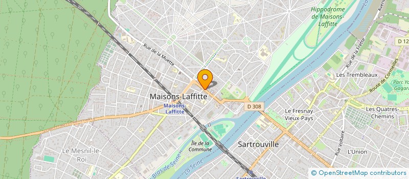 localisation de l'entreprise DSBCP à MAISONS-LAFFITTE
