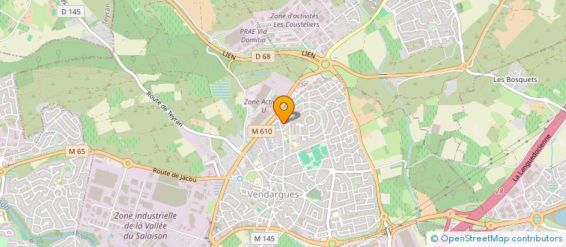 localisation de l'entreprise DSBK à VENDARGUES