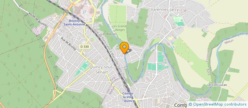 localisation de l'entreprise DSC  QUINCY-SOUS-SENART