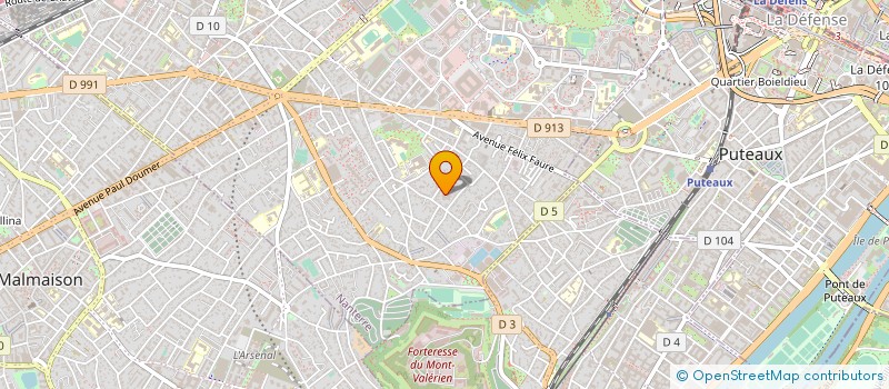 localisation de l'entreprise DSC ASPIRATION à NANTERRE