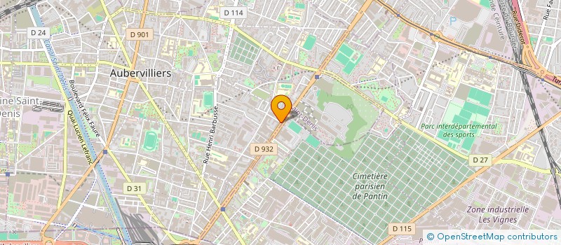 localisation de l'entreprise DSC AUTOS  AUBERVILLIERS