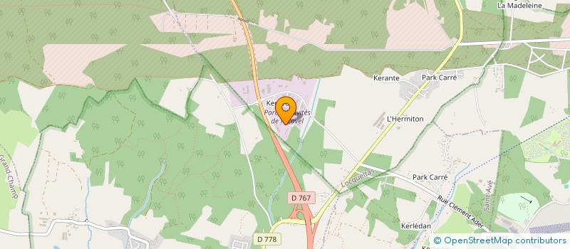 localisation de l'entreprise DSC CAMPUS à LOCQUELTAS