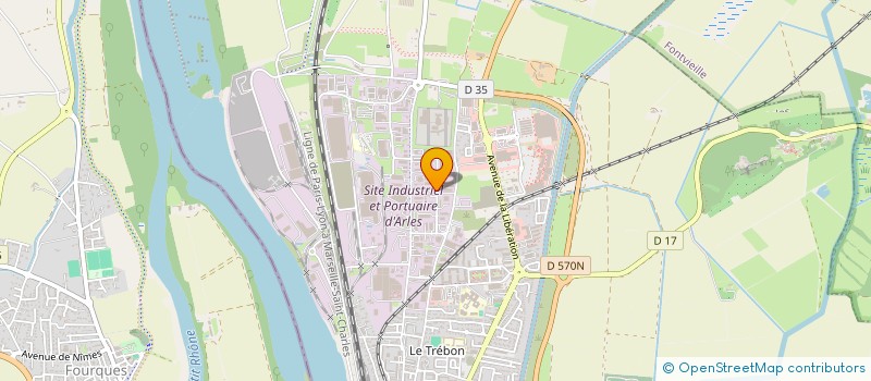 localisation de l'entreprise DSC COURONNES  ARLES