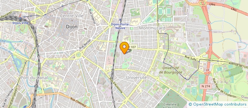 localisation de l'entreprise DSC ELECTRICITE à DIJON