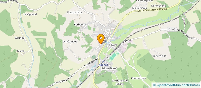 localisation de l'entreprise DSC ENERGIES  AGONAC