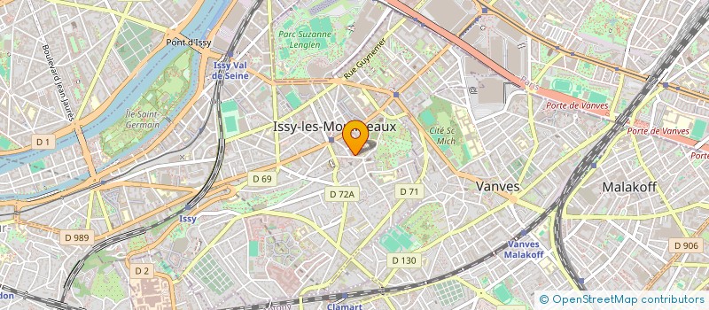 localisation de l'entreprise DSC HOLDING à ISSY-LES-MOULINEAUX