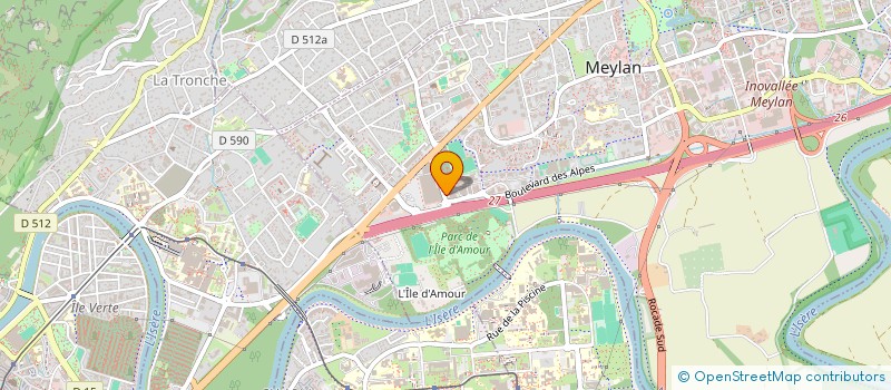 localisation de l'entreprise DSC INVEST  MEYLAN