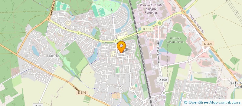 localisation de l'entreprise DSC LE CLOCHER 2  SAVIGNY-LE-TEMPLE