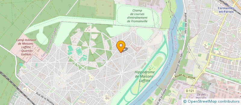 localisation de l'entreprise DSC TAXI à MAISONS-LAFFITTE