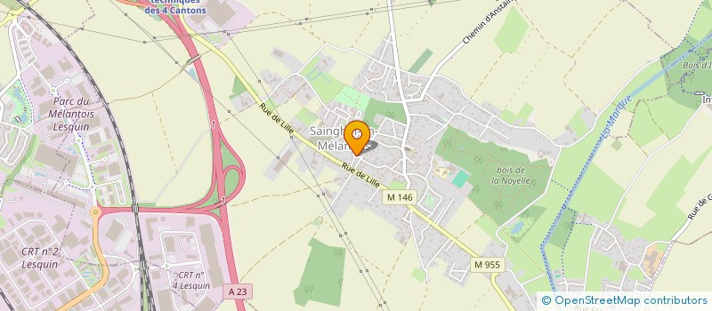 localisation de l'entreprise DSCC à SAINGHIN-EN-MELANTOIS