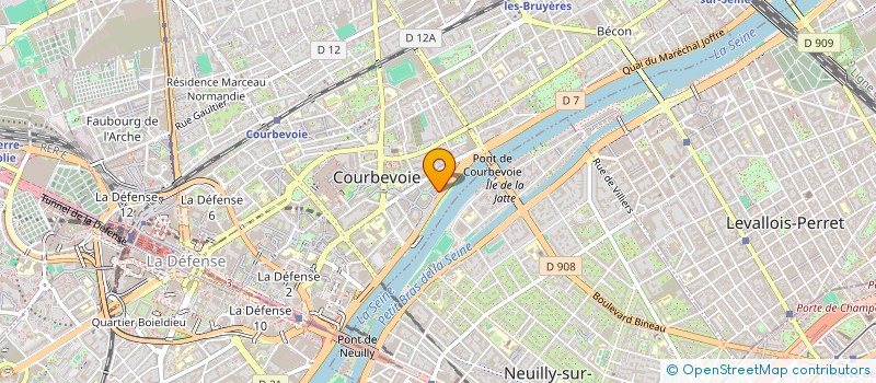 localisation de l'entreprise DSCE EXPERTISES FINANCIERES à COURBEVOIE
