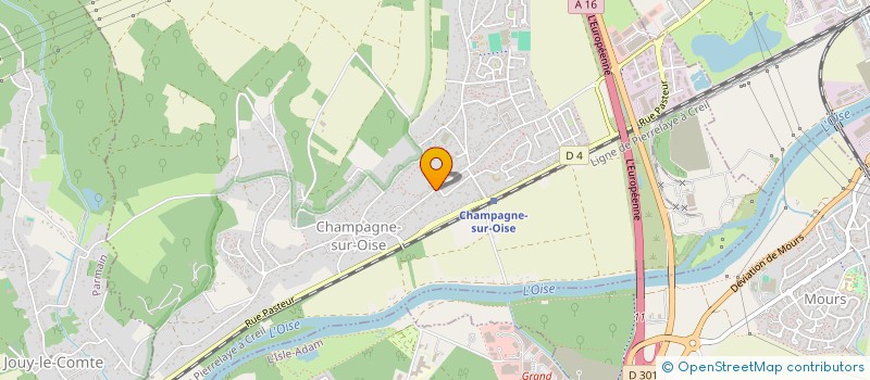 localisation de l'entreprise DSCG BAT à CHAMPAGNE-SUR-OISE