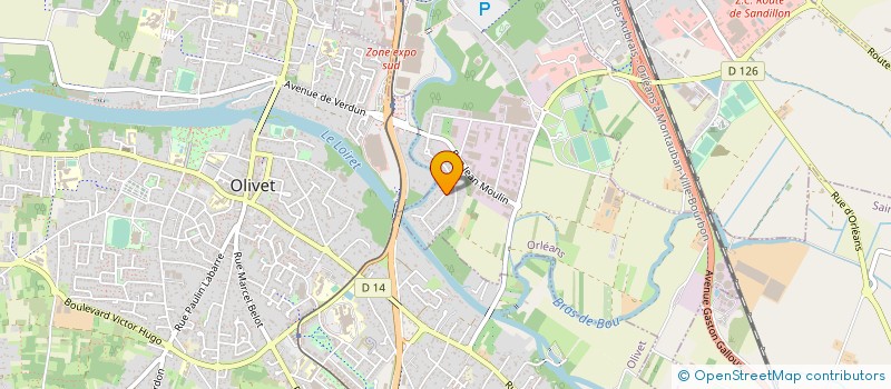 localisation de l'entreprise DSCOD LABORATOIRE à ORLEANS