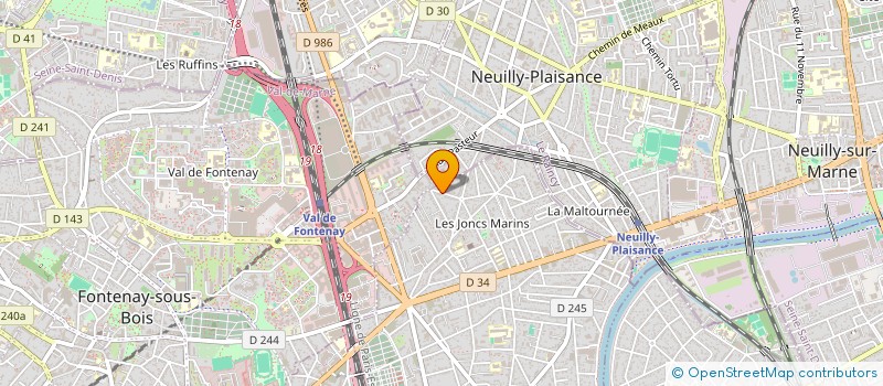 localisation de l'entreprise DSCONSULT  LE PERREUX-SUR-MARNE