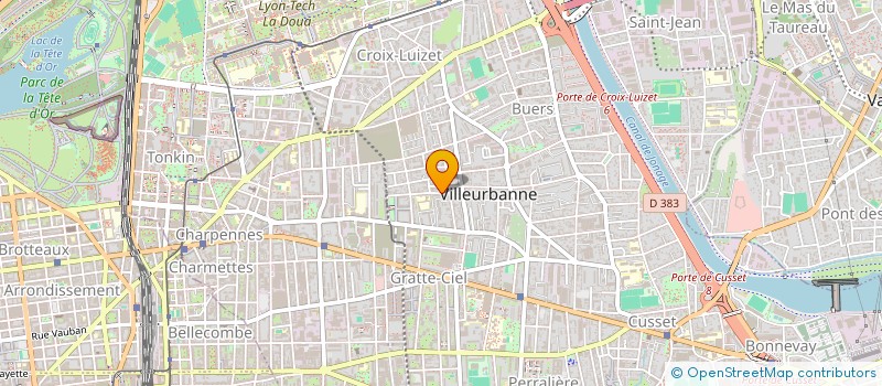 localisation de l'entreprise DSCREET à VILLEURBANNE