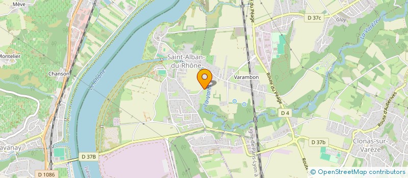 localisation de l'entreprise DSCT  SAINT-ALBAN-DU-RHONE