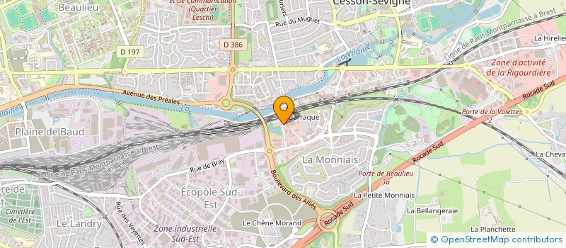 localisation de l'entreprise DSD 1 à CESSON-SEVIGNE