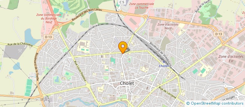 localisation de l'entreprise DSD 49 à CHOLET