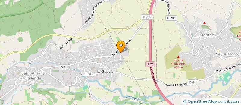 localisation de l'entreprise DSD  TALLENDE