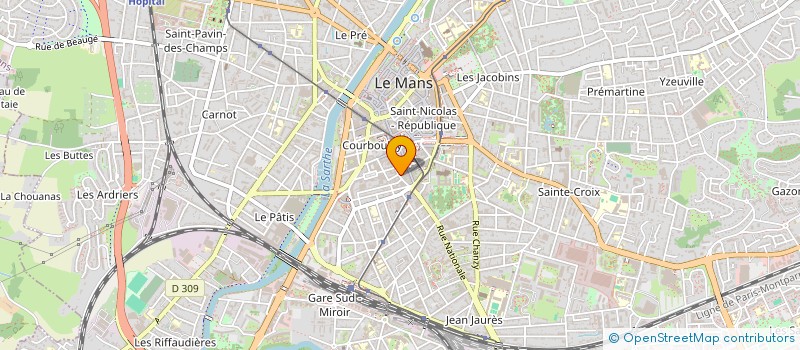 localisation de l'entreprise DSD 72  LE MANS