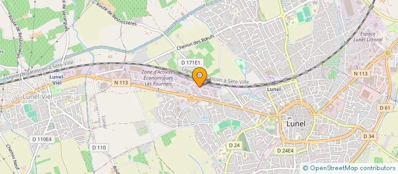 localisation de l'entreprise DSD à LUNEL