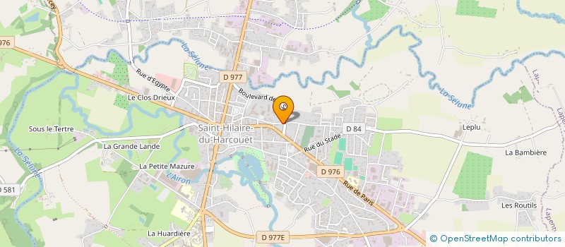 localisation de l'entreprise DSD  SAINT-HILAIRE-DU-HARCOUET