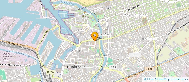 localisation de l'entreprise DSD - AFEJI  DUNKERQUE