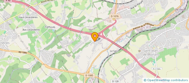 localisation de l'entreprise DSD CARRELAGE  MOIRANS