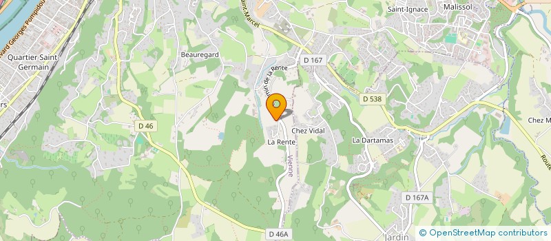 localisation de l'entreprise DSD CONSEILS à VIENNE