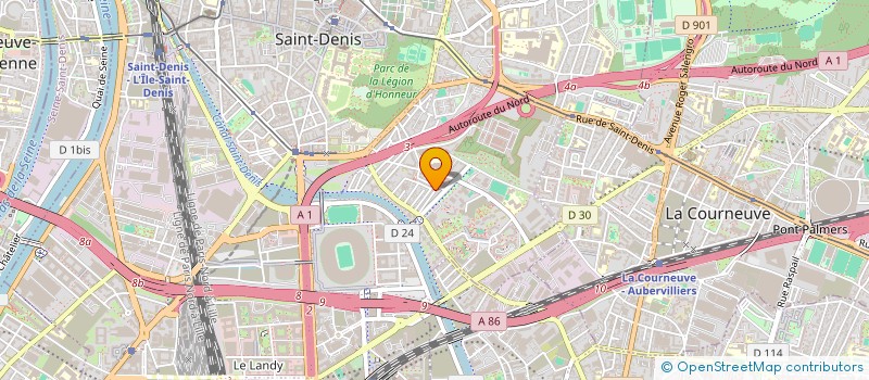 localisation de l'entreprise DSD-ELEC à SAINT-DENIS