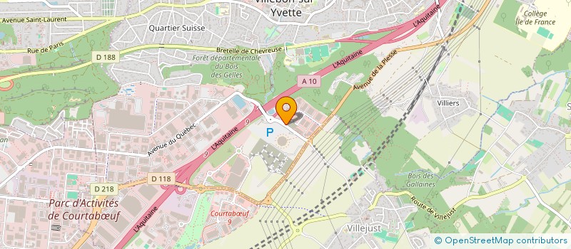localisation de l'entreprise DSD-FIROC RP à VILLEBON-SUR-YVETTE
