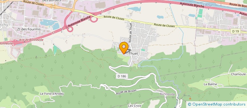 localisation de l'entreprise DSD HOLD  BONNEVILLE