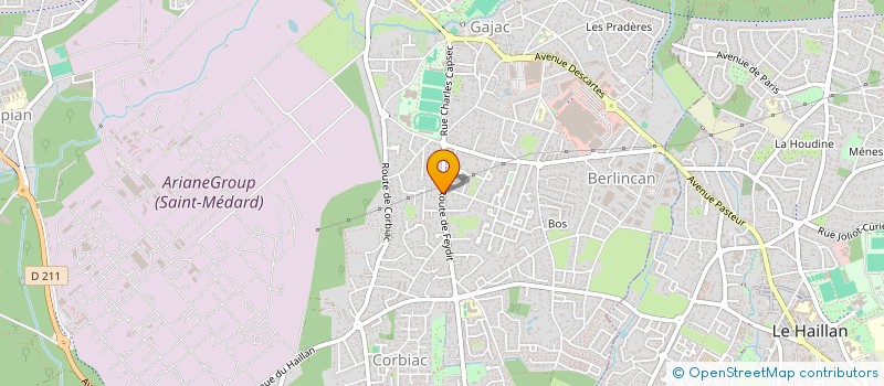 localisation de l'entreprise DSD INVEST FR à SAINT-MEDARD-EN-JALLES