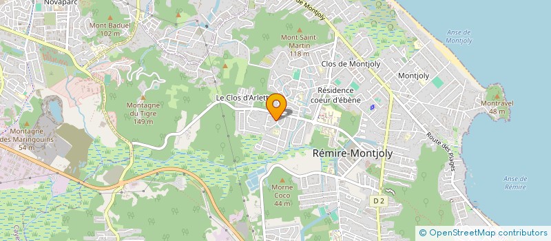 localisation de l'entreprise DSDT COMP à REMIRE-MONTJOLY