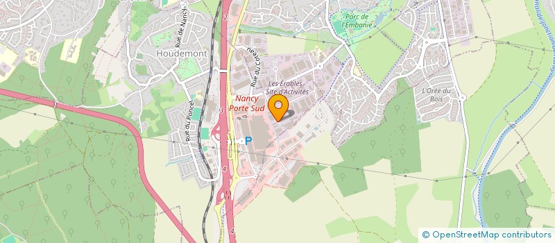 localisation de l'entreprise DSE  HOUDEMONT