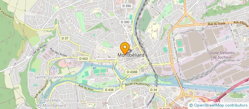 localisation de l'entreprise DSE  MONTBELIARD