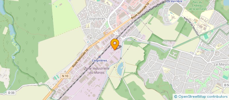 localisation de l'entreprise DSE LOGISTIQUE à COIGNIERES