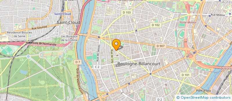 localisation de l'entreprise DSEC CONSEIL  BOULOGNE-BILLANCOURT