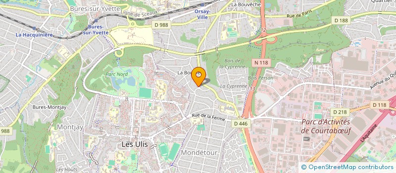 localisation de l'entreprise DSERVICES à ORSAY