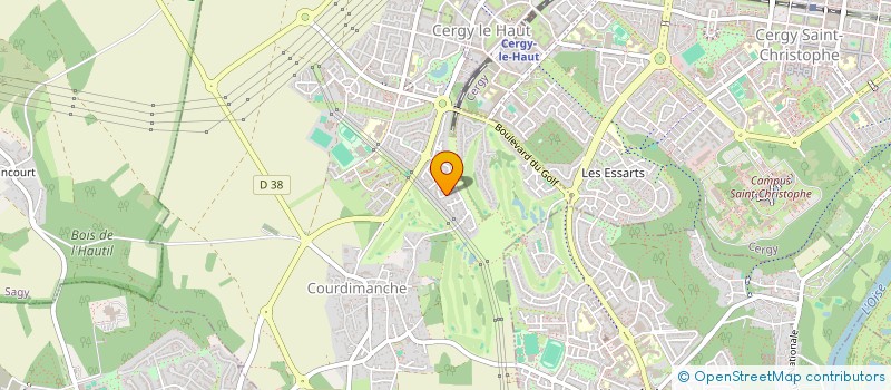 localisation de l'entreprise DSERVICES  COURDIMANCHE